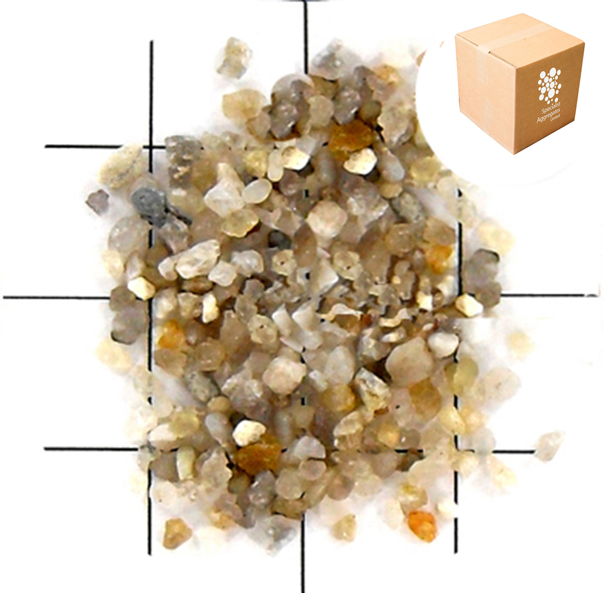 Sand Marine Quartz Coarse 20kg Technical Aggregates