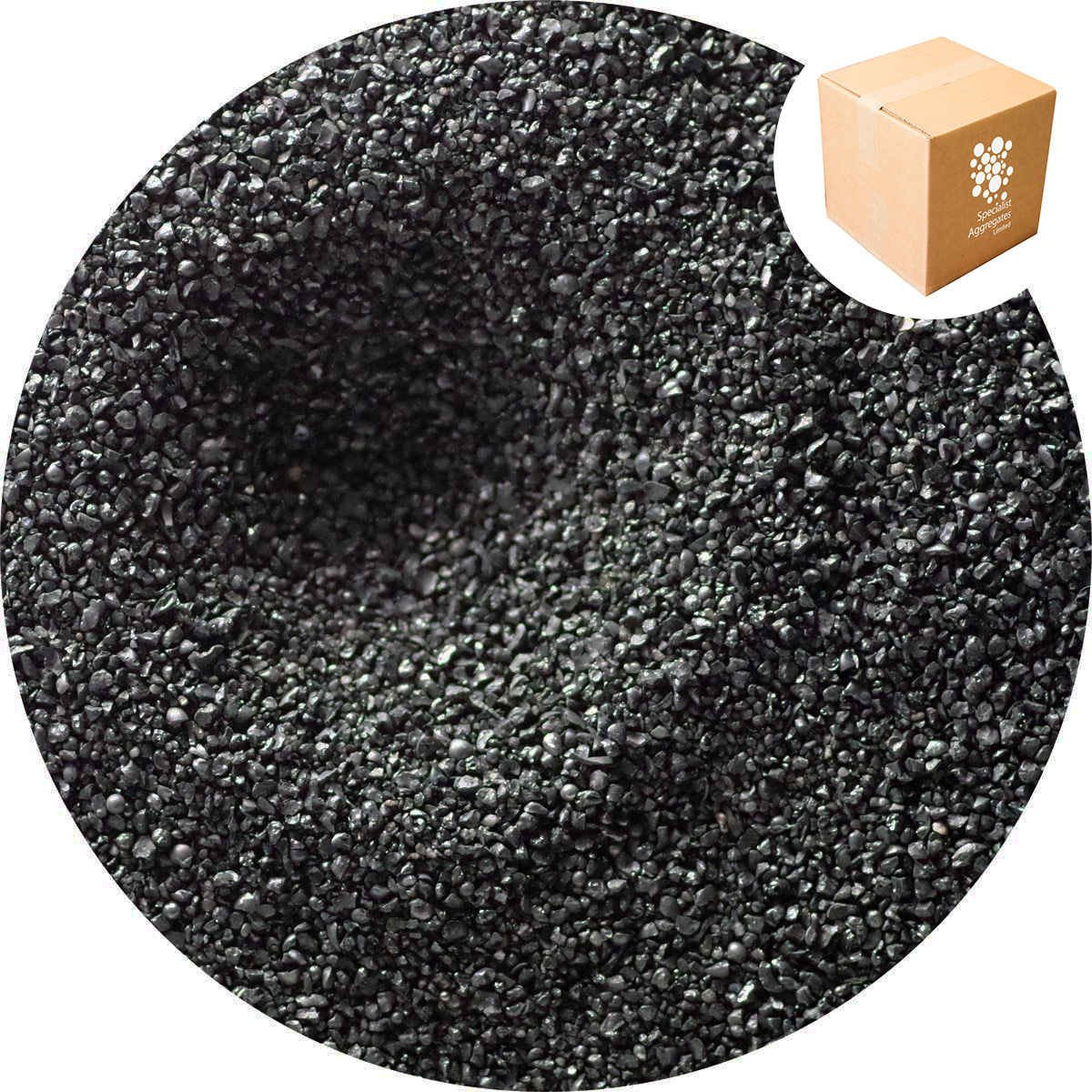 Black Volcanic Sand - Fine