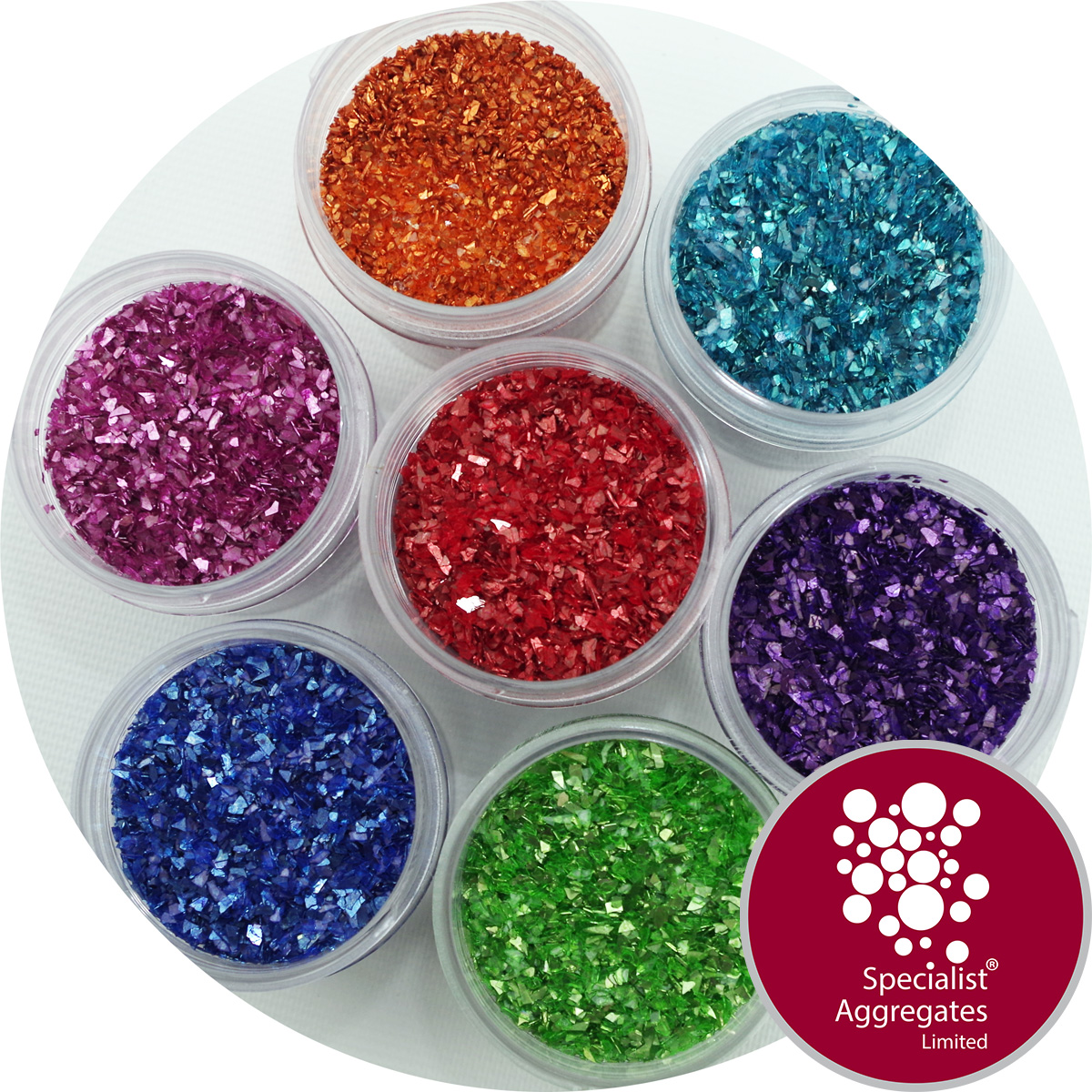 Buy Glass Glitter Turquoise Specialist Aggregates Ltd