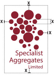 Specialist Aggregates Limited Logo Exclusion Zone